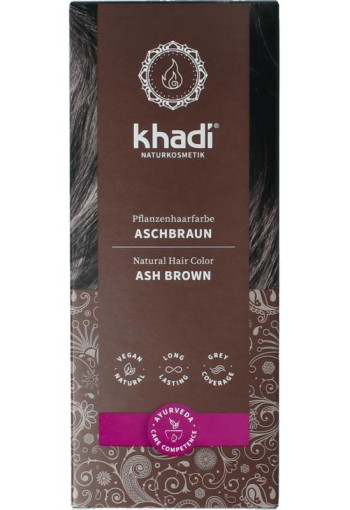 Khadi Haarkleur ash brown (100 Gram)