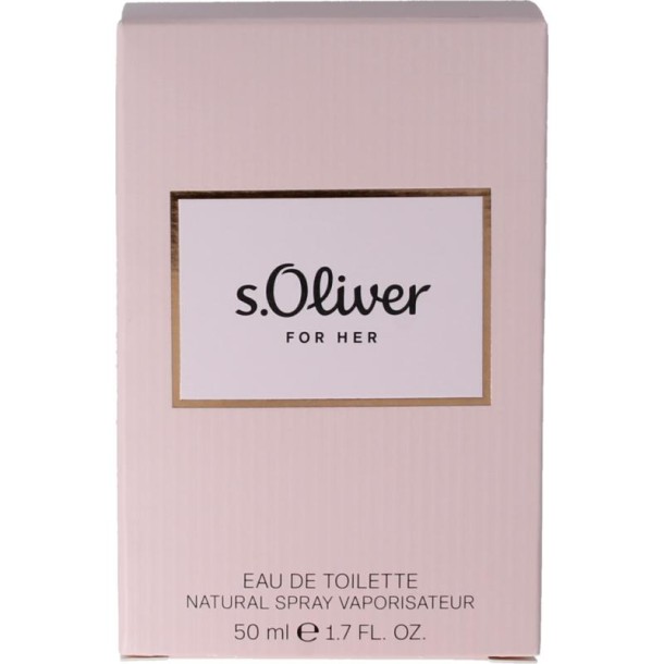 S Oliver For her eau de toilette spray (50 Milliliter)