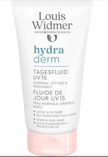 Louis Widmer Hydraderm Dag Fluide UV SPF 15 Licht Geparfumeerd 50ML