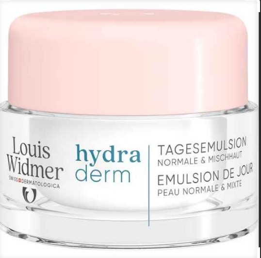 Louis Widmer Hydraderm Dagemulsie Zonder Parfum 50ML