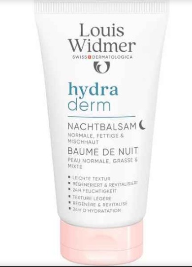 Louis Widmer Hydraderm Nachtbalsem Licht Geparfumeerd 50 ML
