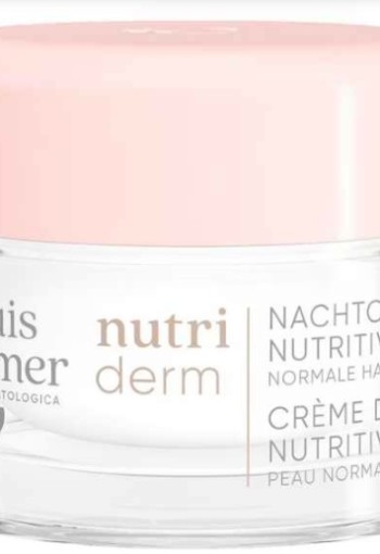 Louis Widmer Nutriderm Nachtcrème Nutritive Licht Geparfumeerd 50ML