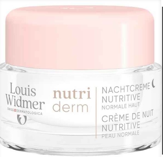 Louis Widmer Nutriderm Nachtcrème Nutritive Zonder Parfum 50ML