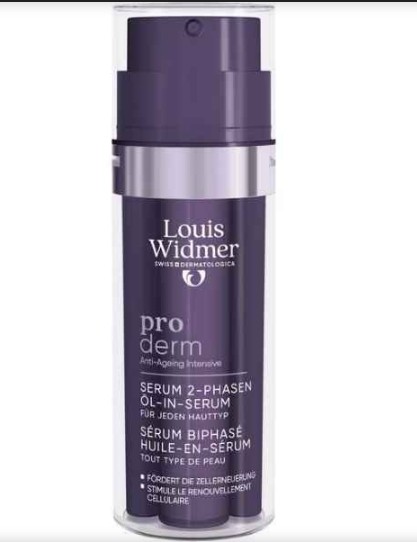 Louis Widmer Proderm Tweefasig Serum Olie-In-Serum Licht Geparfumeerd 35ML