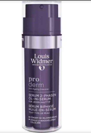 Louis Widmer Proderm Tweefasig Serum Olie-In-Serum Licht Geparfumeerd 35ML