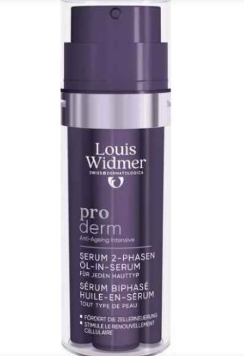 Louis Widmer Proderm Tweefasig Serum Olie-In-Serum Zonder Parfum 35ML