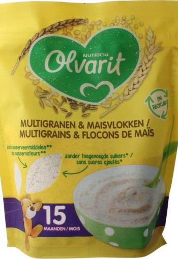 Olvarit Multigranen & maisvlokken 15M+ (200 Gram)
