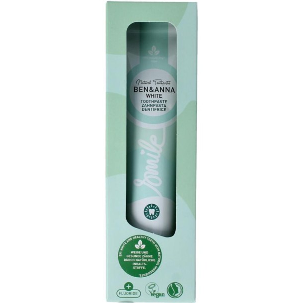 Ben & Anna Toothpaste smile white (75 Milliliter)