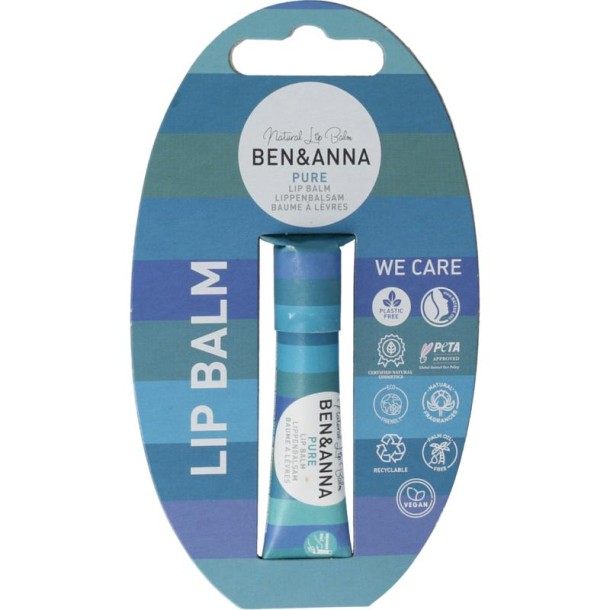 Ben & Anna Lipbalm pure (9 Gram)