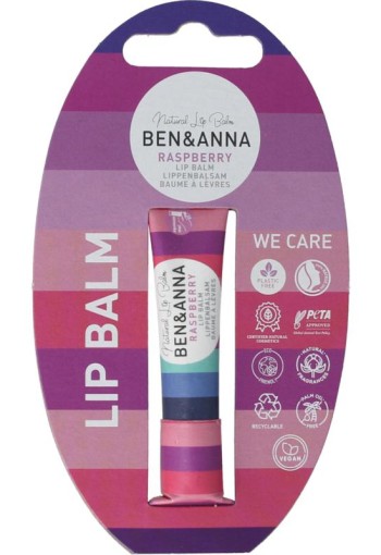 Ben & Anna Lipbalm raspberry (9 Gram)