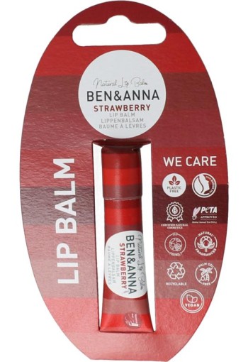 Ben & Anna Lipbalm strawberry (9 Gram)