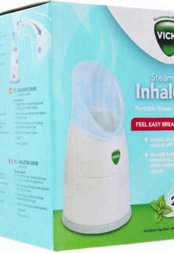 Vicks Stoominhalatieapparaat met 2 VapoPads Menthol, niet elektrisc