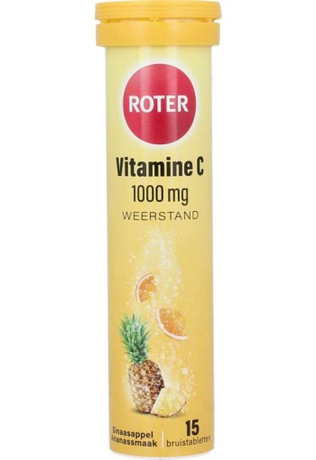 Roter Vitamine C1000 sinaasappel ananas 15 Bruistabletten