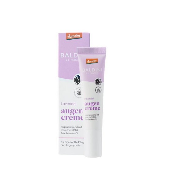 Baldini Oogcreme lavendel regenererend demeter (15 Milliliter)
