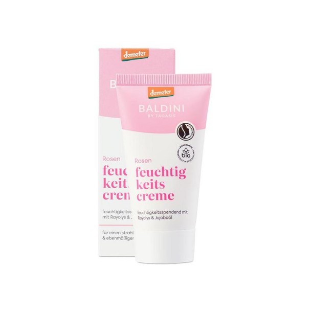 Baldini Lichte creme hydraterend rose demeter (50 Milliliter)