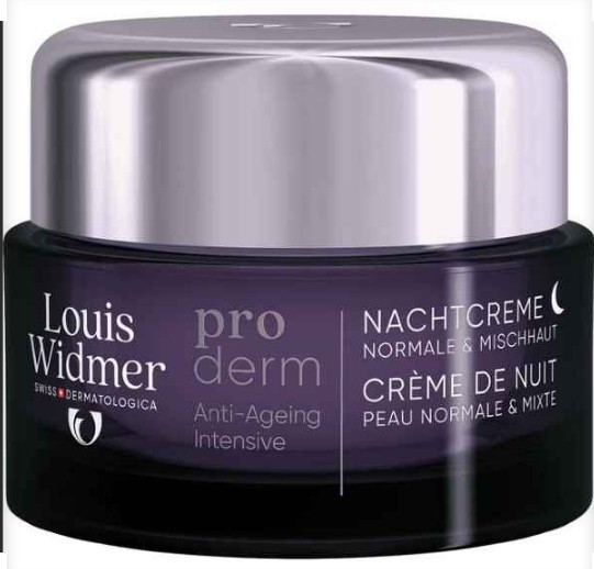 Louis Widmer Proderm Nachtcrème Licht Geparfumeerd 50ML