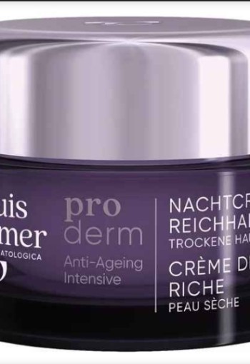 Louis Widmer Proderm Nachtcrème Rijke Textuur Zonder Parfum 50ML