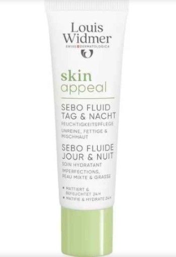 Louis Widmer Skinappeal Sebo Fluide Dag & Nacht Zonder Parfum 30ML