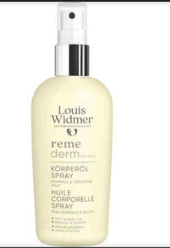 Louis Widmer Remederm Lichaamsolie Spray Licht Geparfumeerd 150ML