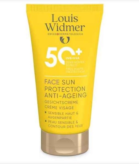 Louis Widmer Face Sun Protection Anti-Ageing SPF50+ Zonder Parfum 50ML