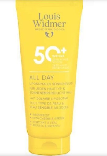 Louis Widmer Suncare All Day Zonnebrand SPF50+ Zonder Parfum 100 ML
