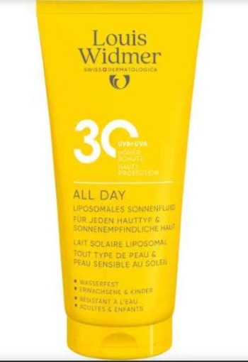 Louis Widmer Suncare All Day SPF30 Zonder Parfum 200 ML
