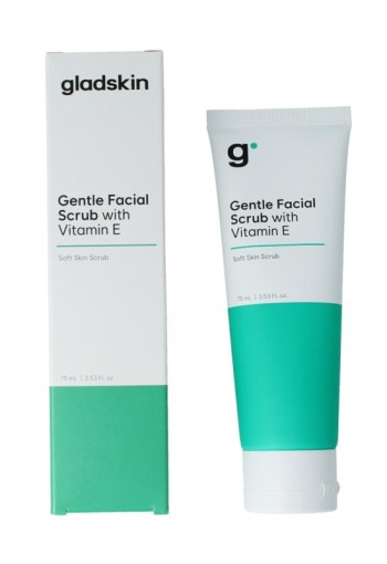 Gladskin Facial scrub gentle with vitamine E (75 Milliliter)