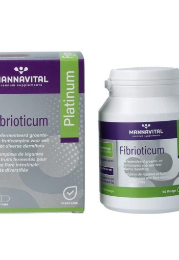 Mannavital Fibrioticum platinum (90 Vegetarische capsules)