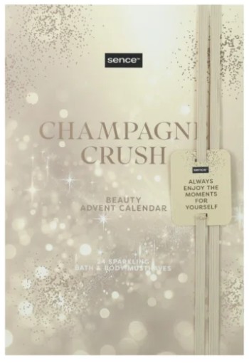 Sence Champagne Crush advent kalender 24 sparkling bath en body musthaves