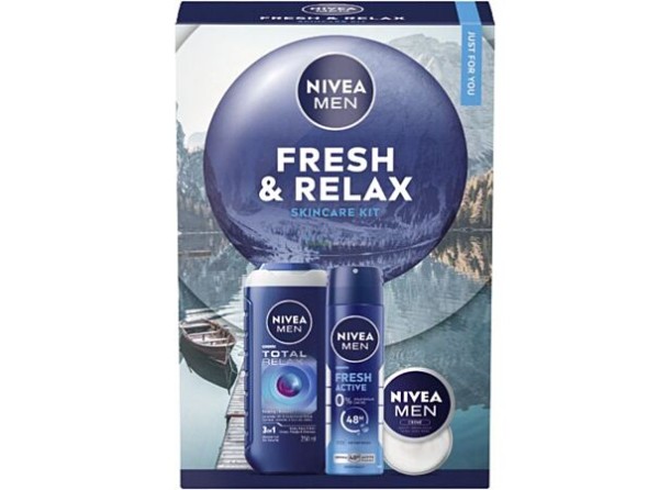 Nivea men Fresh & Relax Geschenkset Mannen