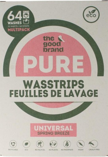 The Good Brand Wasstrips (64 Stuks)