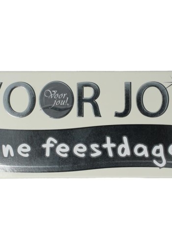 Voor Jou! Wensreep fijne feestdagen (70 Gram)