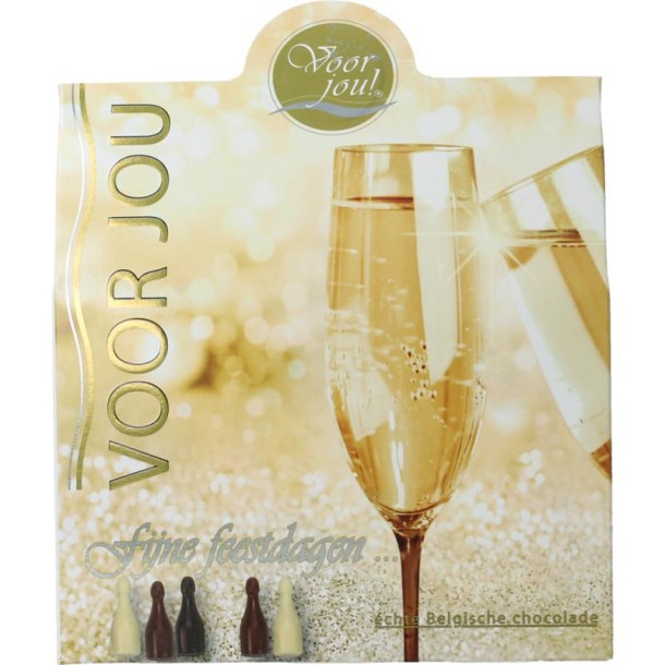 Voor Jou Wensdoosje trendy fijne feestdagen (100 Gram)