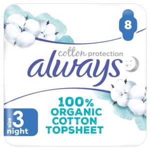 Always Cotton Protection Ultra Maandverband Met Vleugels Night 9 stuks
