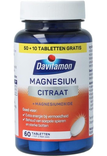 Davitamon Magnesium citraat 60 Tabletten