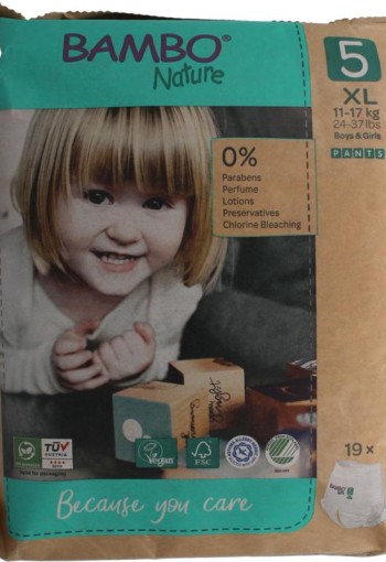 Bambo Luierbroekjes maat 5 11-17kg (19 Stuks)