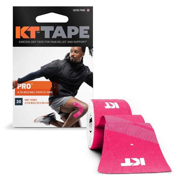 KT Tape Pro precut 5 meter roze (20 Stuks)