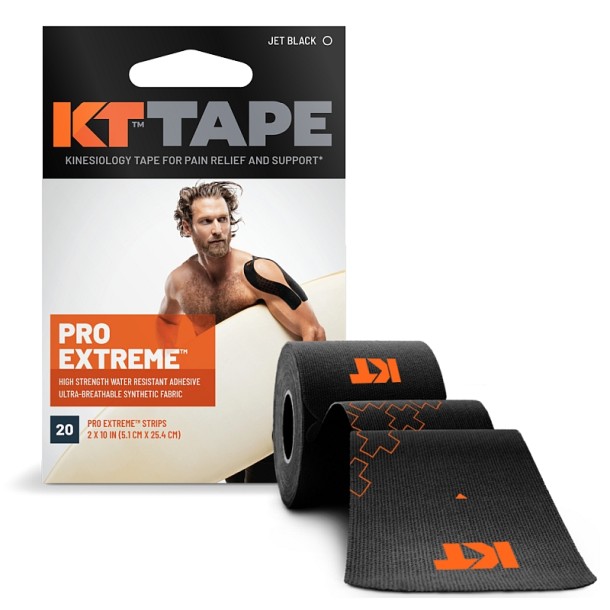 KT Tape Pro extreme precut 5 meter zwart (20 Stuks)
