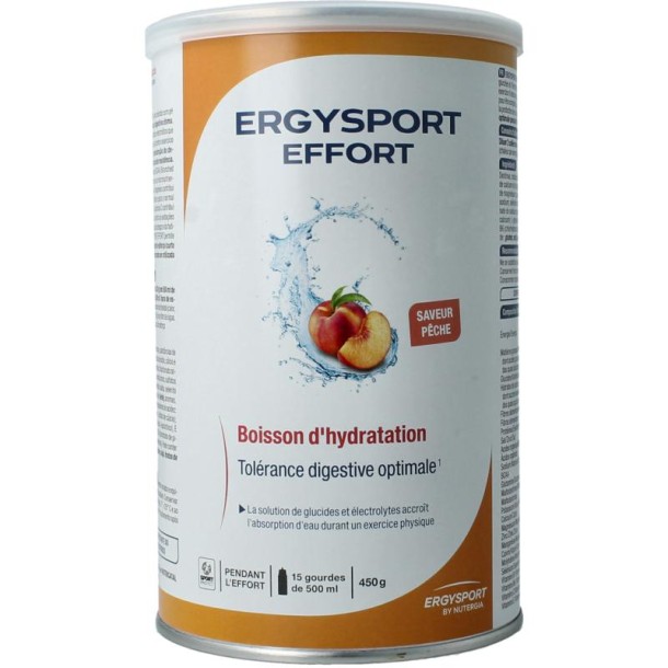Nutergia Ergysport effort perzik (450 Gram)