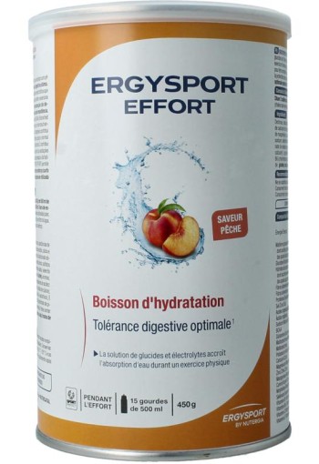 Nutergia Ergysport effort perzik (450 Gram)
