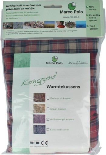 Marco Polo Aalbessenpitkussen 20 x 50cm (1 Stuks)