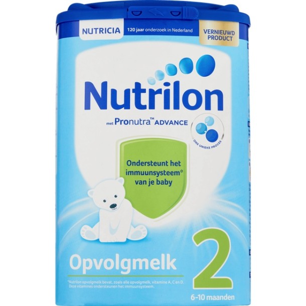 Nutrilon Standaard 2 800 gram | Nutrilon Opvolgmelk 2   2 stuks voor € 27,50