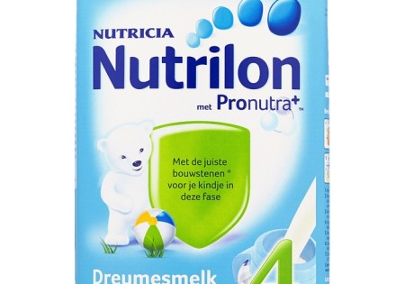 Nutrilon 4 Dreumes Groeimelk Poeder 800g.  2 stuks voor € 27,50
