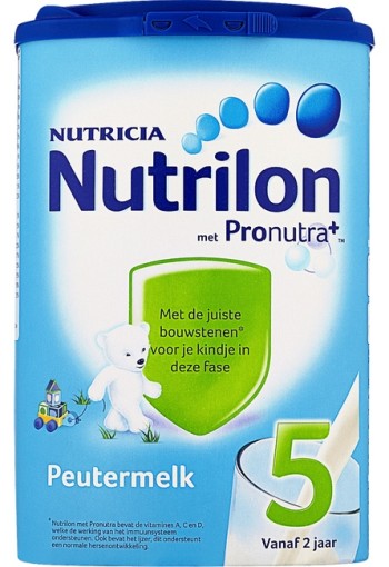 Nutrilon 5 Peuter Groeimelk Poeder 800g.  2 stuks voor € 27,50