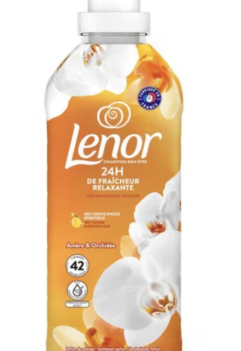 Lenor vloeibaar gouden orchidee wasverzachter 42sc.    3 flessen voor € 7,99
