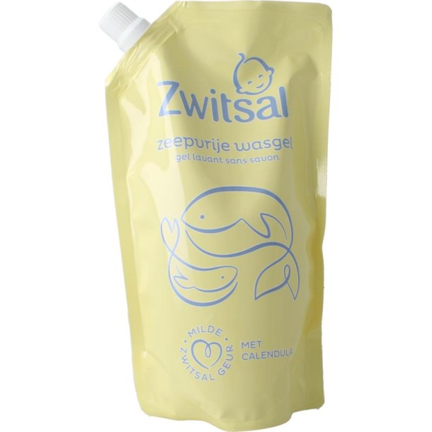 Zwitsal Zeepvrije wasgel navul (500 Milliliter)