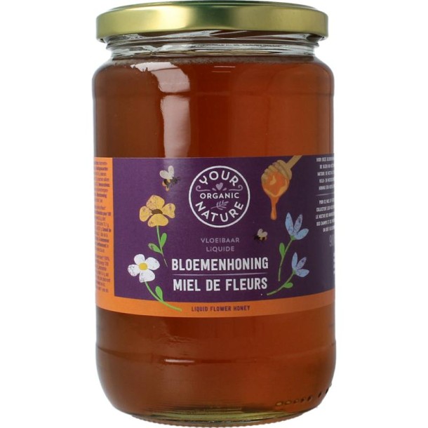 Your Organic Nat Bloemenhoning vloeibaar bio (900 Gram)