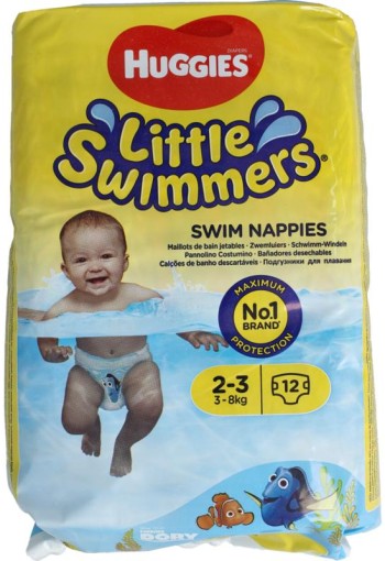 Huggies Little swimmers luiers 2-3 3-7 kg (12 Stuks)