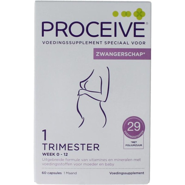 Proceive Kinderwens trimester 1 (60 Capsules)