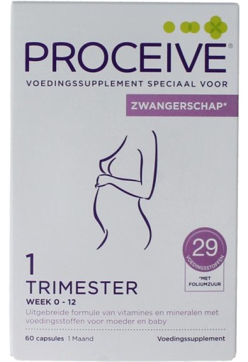 Proceive Kinderwens trimester 1 (60 Capsules)
